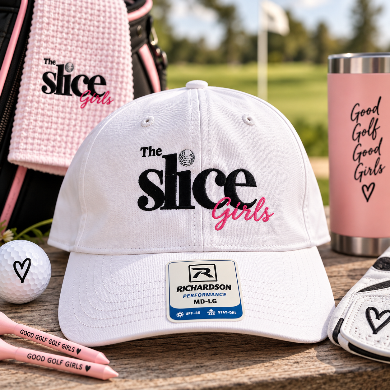White Course Cap